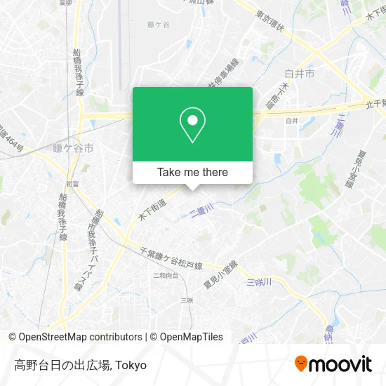 高野台日の出広場 map
