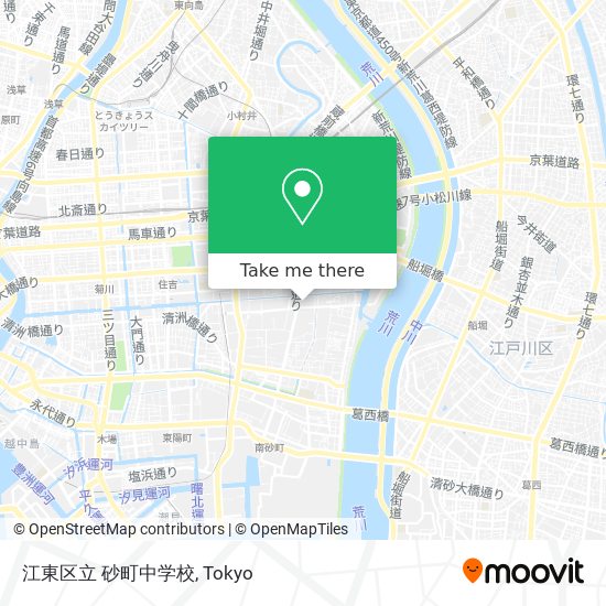 江東区立 砂町中学校 map