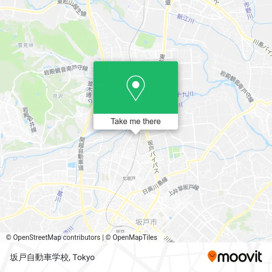 坂戸自動車学校 map