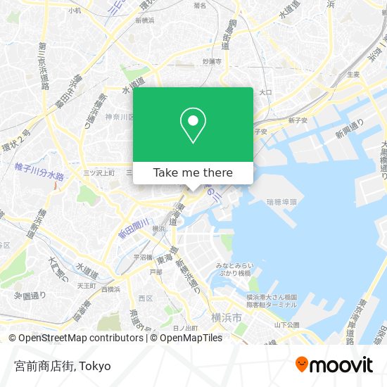 宮前商店街 map