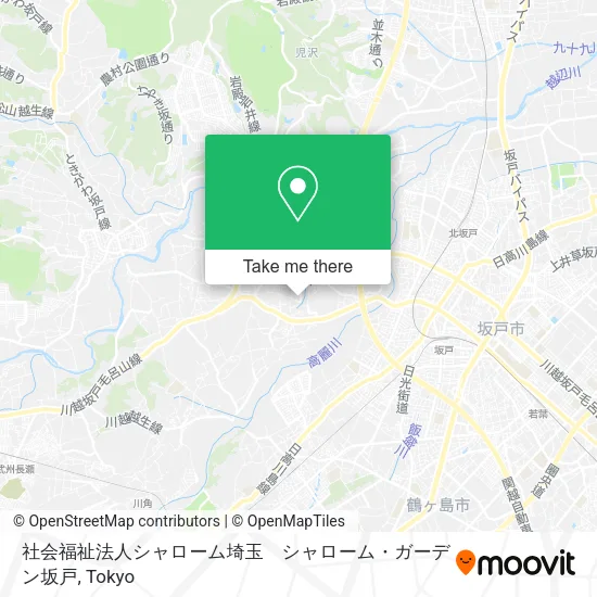 社会福祉法人シャローム埼玉　シャローム・ガーデン坂戸 map