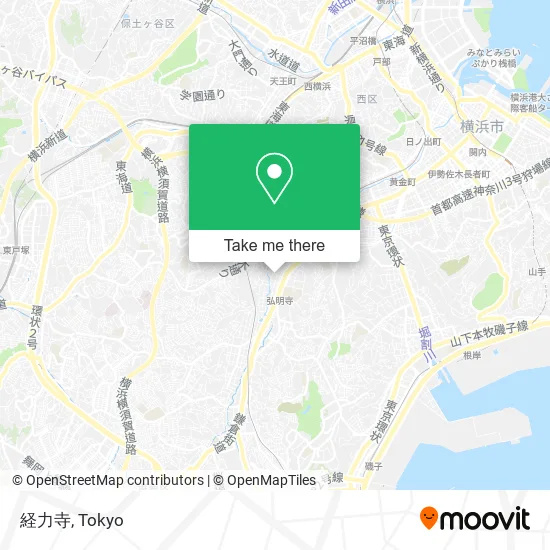 経力寺 map