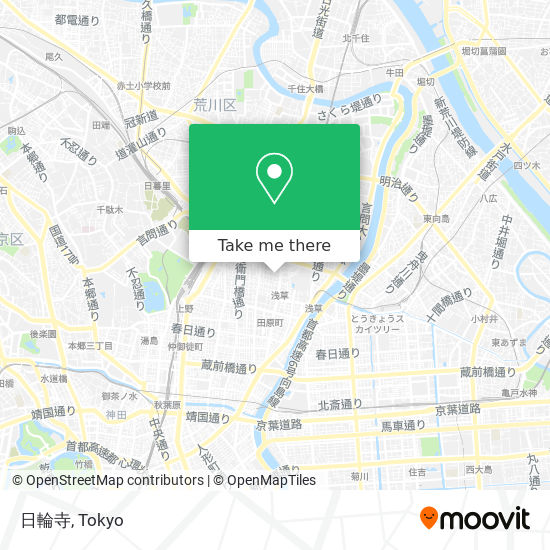 日輪寺 map