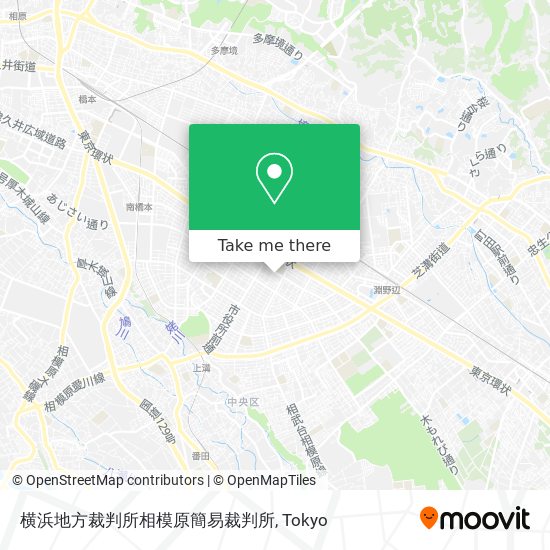 横浜地方裁判所相模原簡易裁判所 map