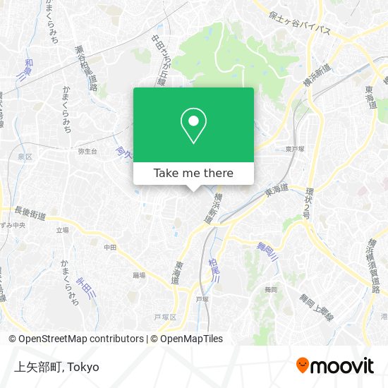 上矢部町 map