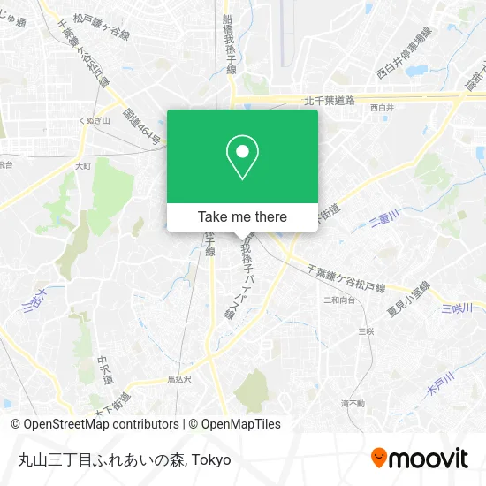 丸山三丁目ふれあいの森 map