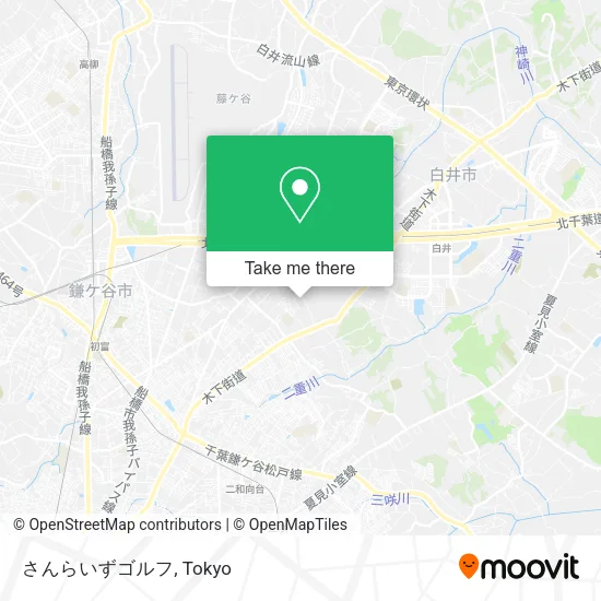さんらいずゴルフ map