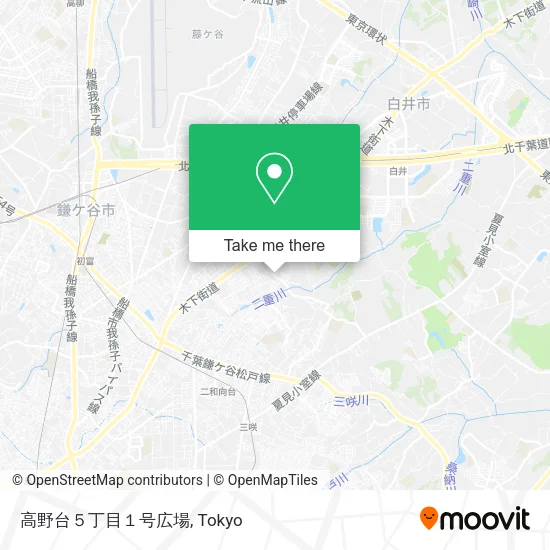 高野台５丁目１号広場 map