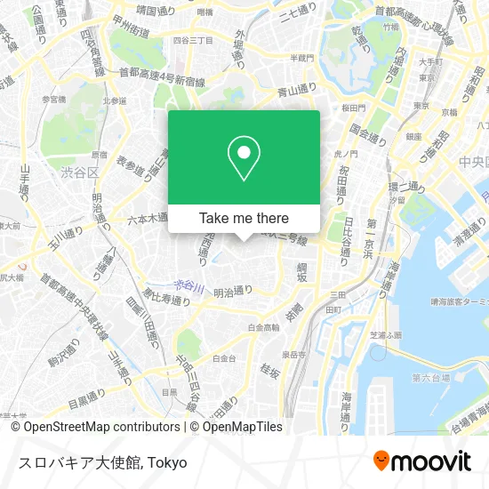 スロバキア大使館 map