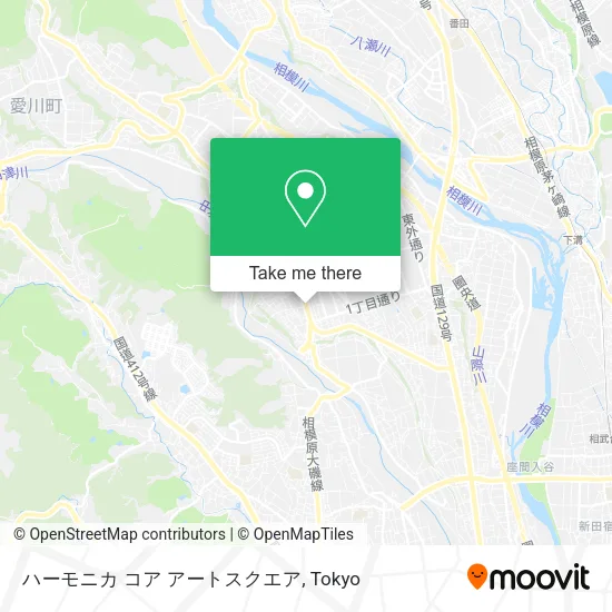 ハーモニカ コア アートスクエア map