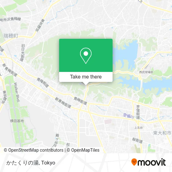 かたくりの湯 map