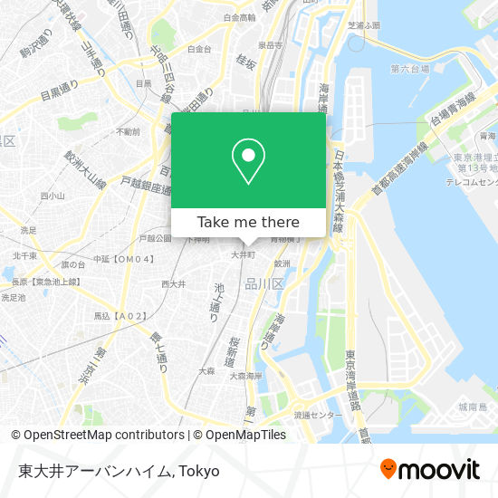 How To Get To 東大井アーバンハイム In 品川区 By Metro Or Bus Moovit