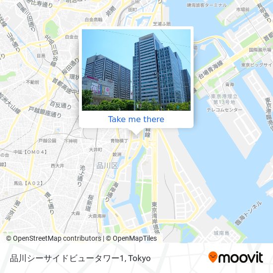 品川シーサイドビュータワー1 map