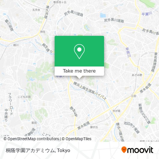 桐蔭学園アカデミウム map