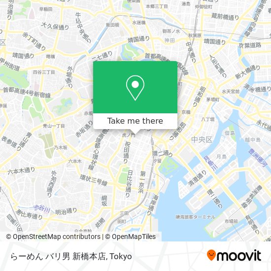 らーめん バリ男 新橋本店 map