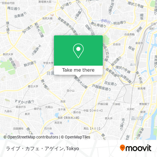 ライブ・カフェ・アゲイン map