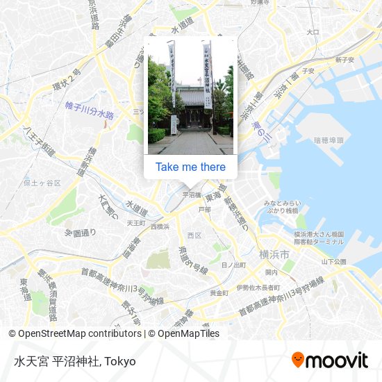 水天宮 平沼神社 map