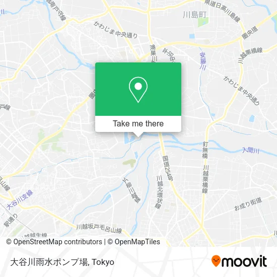 大谷川雨水ポンプ場 map