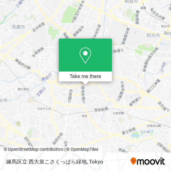 練馬区立 西大泉こさくっぱら緑地 map