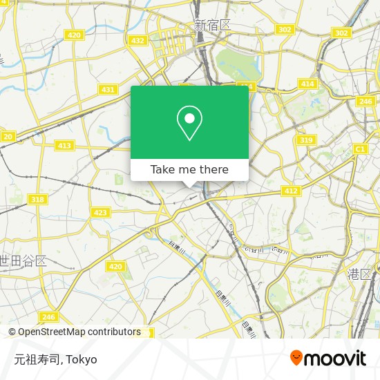 元祖寿司 map