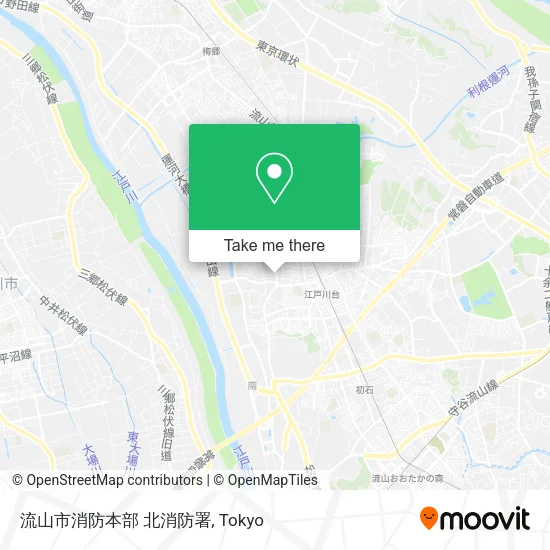 流山市消防本部 北消防署 map