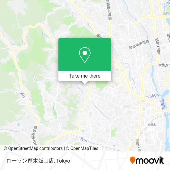 ローソン厚木飯山店 map