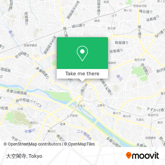 大空閣寺 map