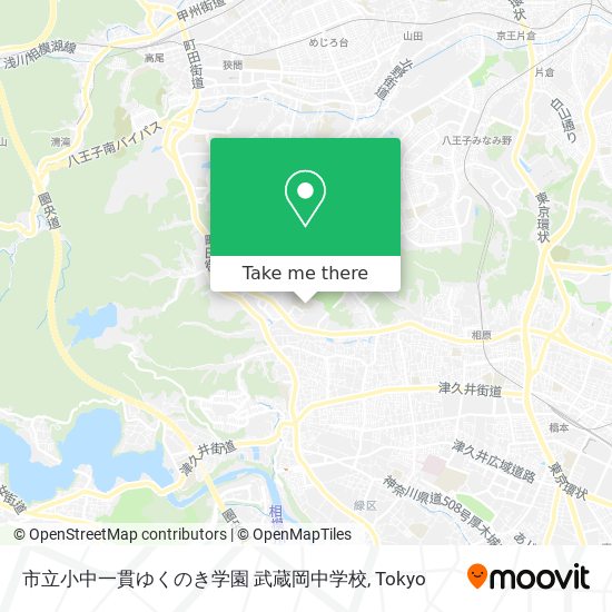 市立小中一貫ゆくのき学園 武蔵岡中学校 map