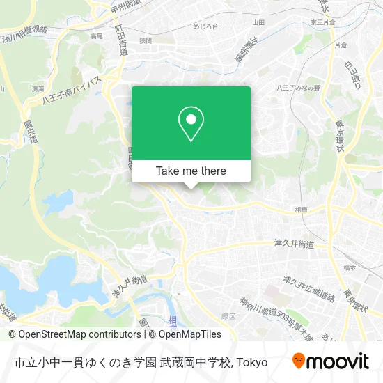 市立小中一貫ゆくのき学園 武蔵岡中学校 map