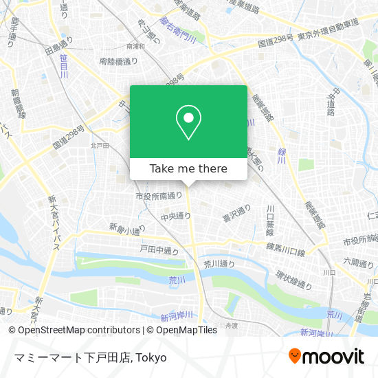 マミーマート下戸田店 map