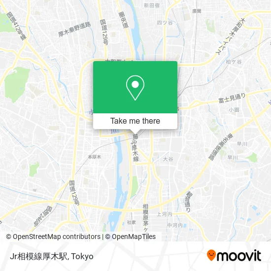Jr相模線厚木駅 map