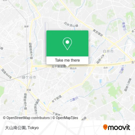 大山南公園 map