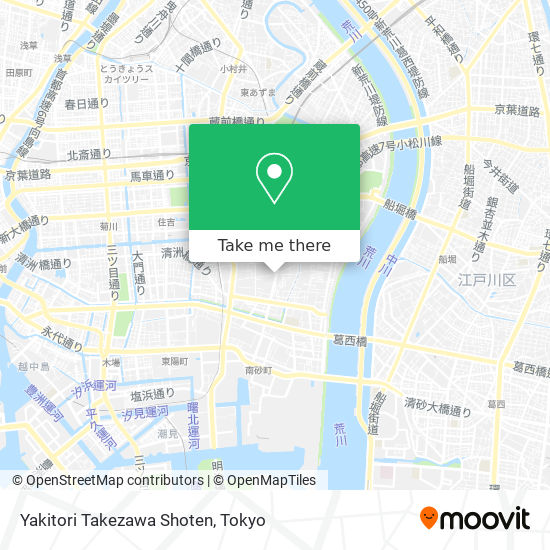 Yakitori Takezawa Shoten map