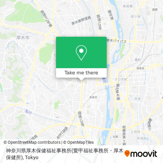 神奈川県厚木保健福祉事務所(愛甲福祉事務所・厚木保健所) map