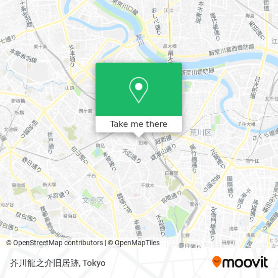 芥川龍之介旧居跡 map