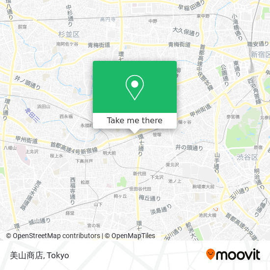 美山商店 map