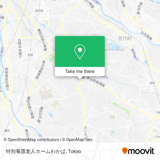 特別養護老人ホームわかば map