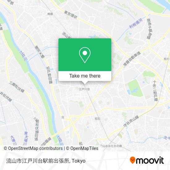 流山市江戸川台駅前出張所 map