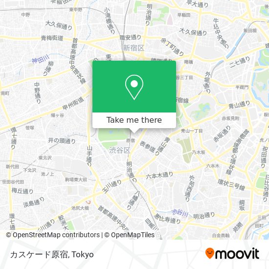 カスケード原宿 map
