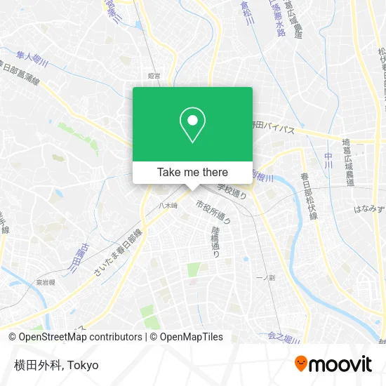 横田外科 map