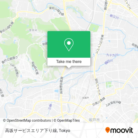 高坂サービスエリア下り線 map