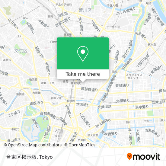 台東区掲示板 map