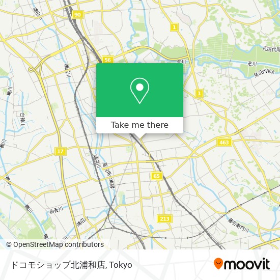 ドコモショップ北浦和店 map