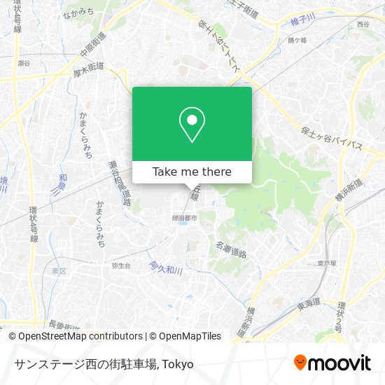 サンステージ西の街駐車場 map