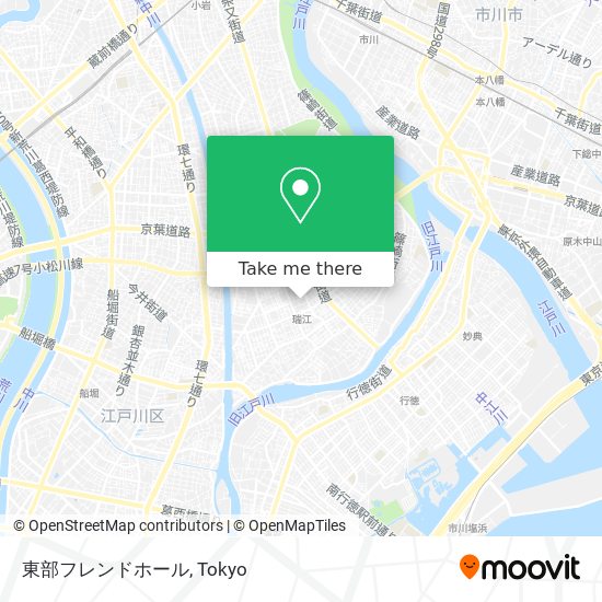東部フレンドホール map