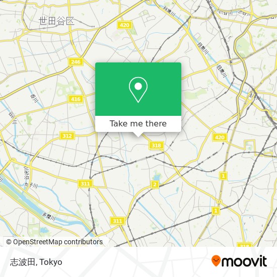 志波田 map