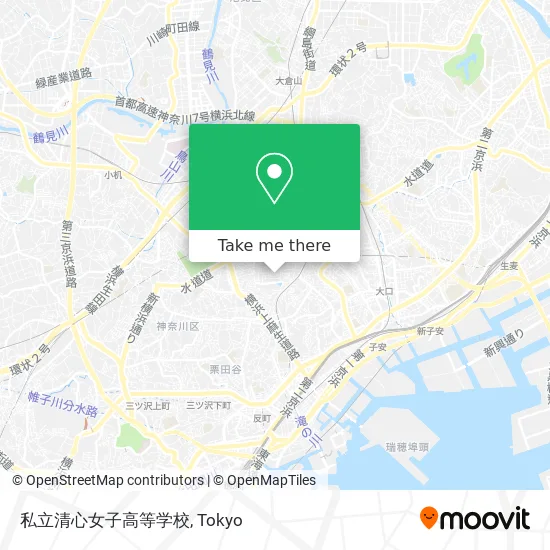 Seishin Girls' High School map