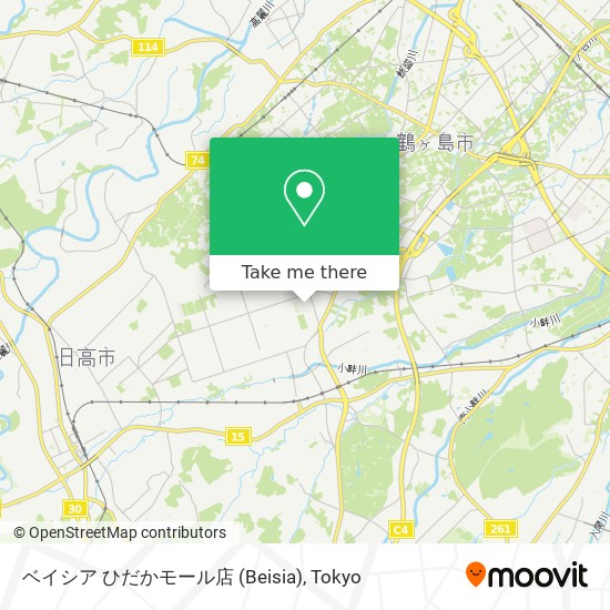 怎樣搭地鐵 或 巴士去日高市的ベイシア ひだかモール店 Beisia 怎樣搭地鐵 或 巴士去日高市的ベイシア ひだかモール店 Beisia