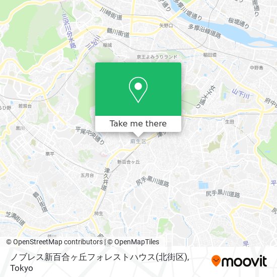 ノブレス新百合ヶ丘フォレストハウス(北街区) map