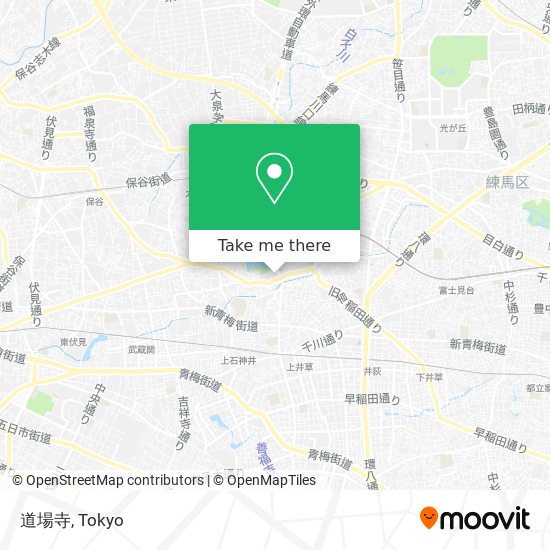 道場寺 map